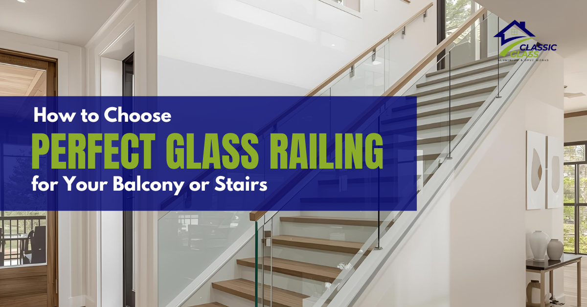 glass railing