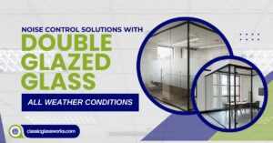 Soundproof glass office partitions