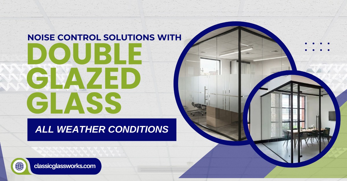 Soundproof glass office partitions