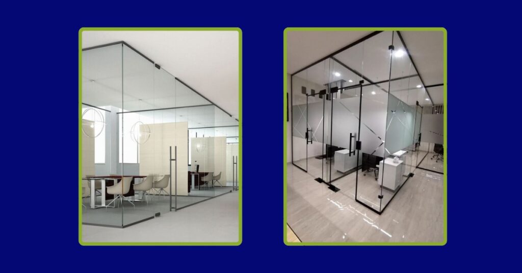 Noise Control Glass Office Partitions