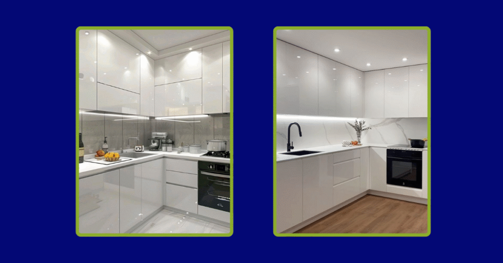 Long-lasting kitchen cabinets