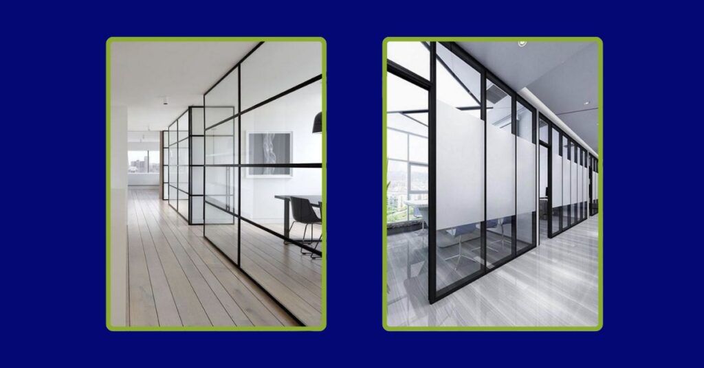 Low Maintenance Glass Office Partitions