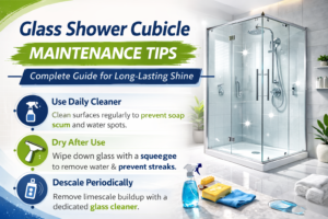 Glass shower cleaning guide