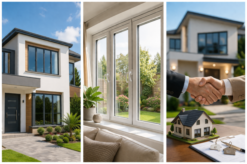 UPVC windows for home