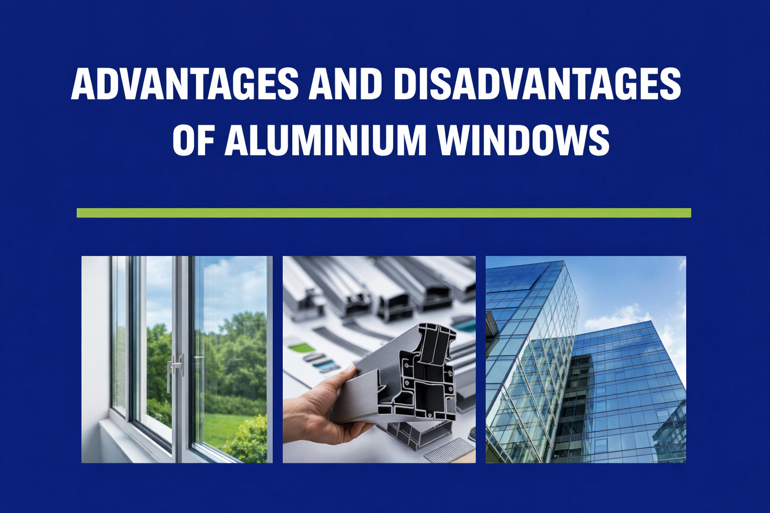 aluminum windows advantages and Disadvantages